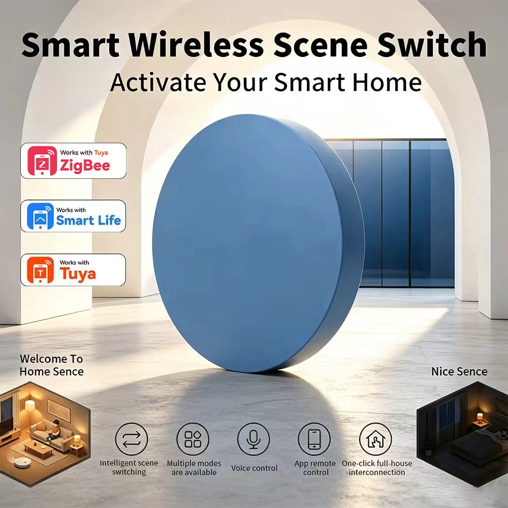 Smart Accessories - Zigbee Akıllı Sahne Düğmesi Tuya Smart