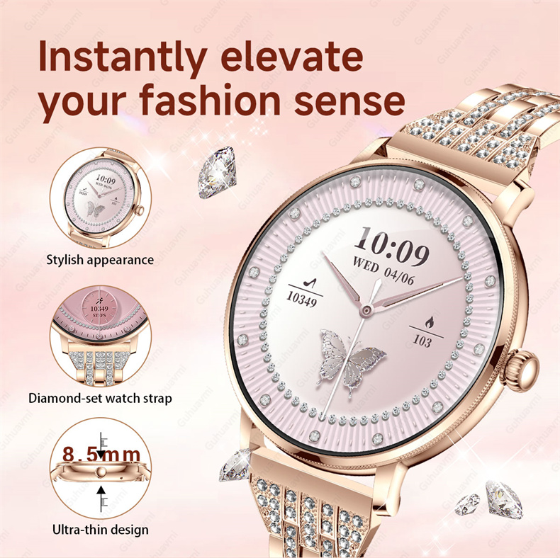 2026 Yeni Moda Kadın Akıllı Sa - Smartwatch Custom incelemesi ve fiyatı