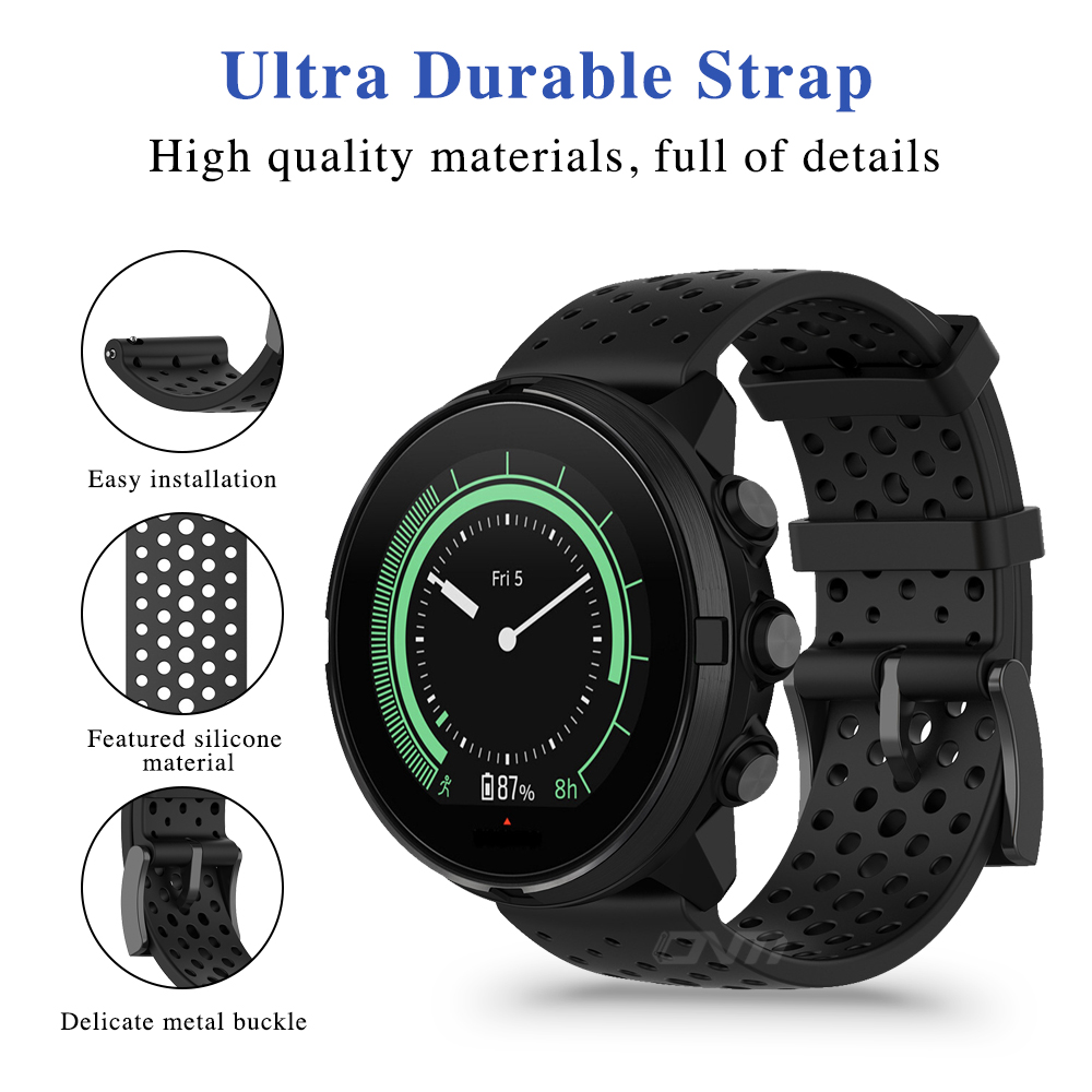 Silikon Bilezik Suunto 7 9 Bar - Fossil Smartwatch Accessories incelemesi ve fiyatı